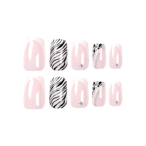 12 Sizes-24 Pcs Press On Nails JP2673