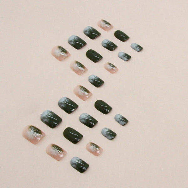 12 Sizes-24 Pcs Press On Nails R776