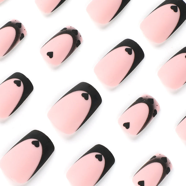 12 Sizes-24 Pcs Press On Nails JP2407