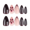 12 Sizes-24 Pcs Press On Nails JP4141