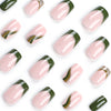 12 Sizes-24 Pcs Press On Nails JP3031