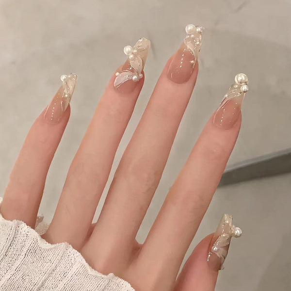 12 Sizes-24 Pcs Press On Nails Z434