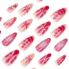 12 Sizes-24 Pcs Press On Nails JP3446