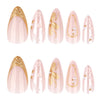 12 Sizes-24 Pcs Press On Nails JP4276