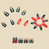 12 Sizes-24 Pcs Press On Nails Y1255