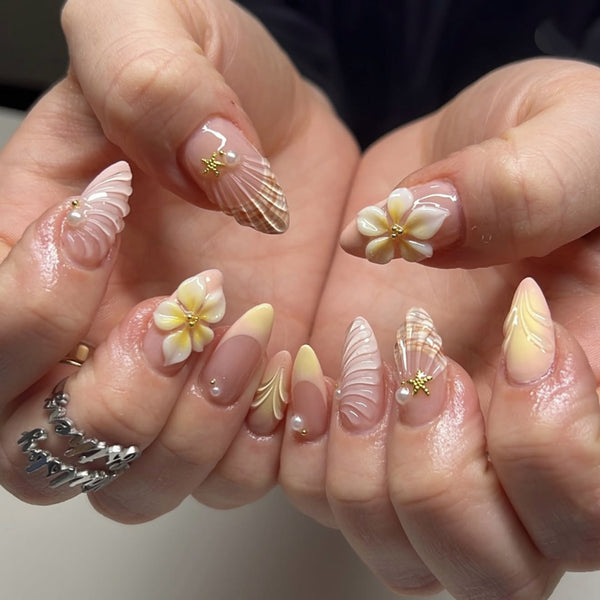 12 Sizes-24 Pcs Press On Nails JP4340