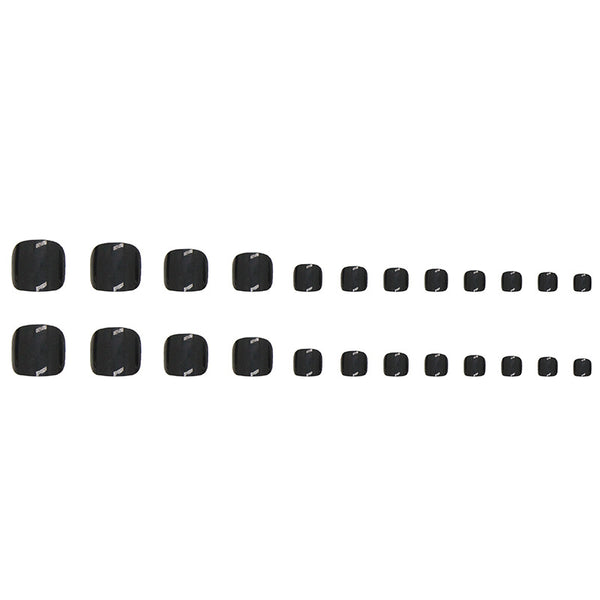 12 Sizes-24 Pcs Press On Nails F070