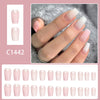12 Sizes-24 Pcs Press On Nails C1442