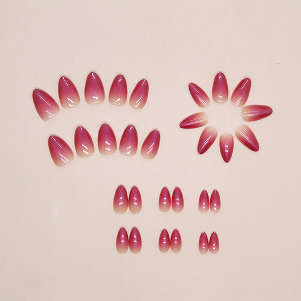12 Sizes-24 Pcs Press On Nails W1485