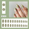 12 Sizes-24 Pcs Press On Nails W1330