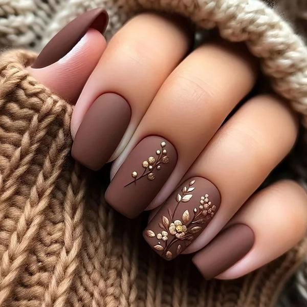 12 Sizes-24 Pcs Press On Nails CW585