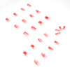 12 Sizes-24 Pcs Press On Nails JP1194