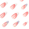 12 Sizes-24 Pcs Press On Nails JP1485