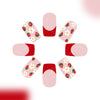 12 Sizes-24 Pcs Press On Nails C888