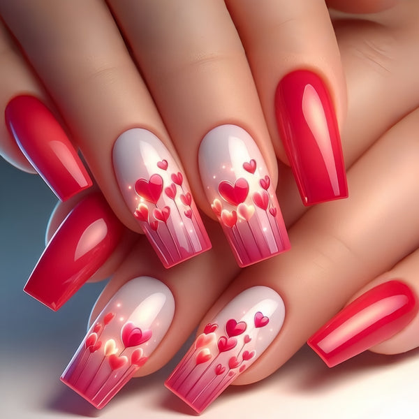 12 Sizes-24 Pcs Press On Nails Y1620