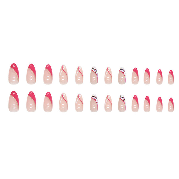 12 Sizes-24 Pcs Press On Nails W416