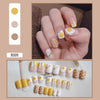 12 Sizes-24 Pcs Press On Nails R001