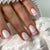 12 Sizes-24 Pcs Press On Nails JP2815