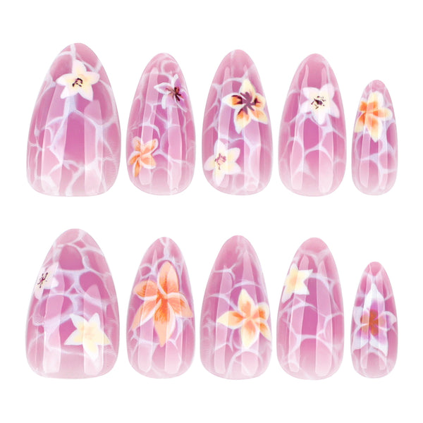 12 Sizes-24 Pcs Press On Nails JP3905