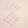12 Sizes-24 Pcs Press On Nails Z743
