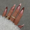 12 Sizes-24 Pcs Press On Nails Z1283