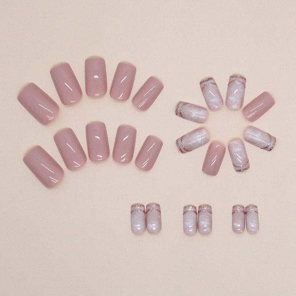 12 Sizes-24 Pcs Press On Nails W1226