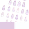 12 Sizes-24 Pcs Press On Nails JP3886