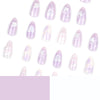 12 Sizes-24 Pcs Press On Nails JP3886