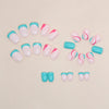 12 Sizes-24 Pcs Press On Nails W1343