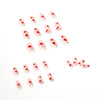 12 Sizes-24 Pcs Press On Nails JP1105