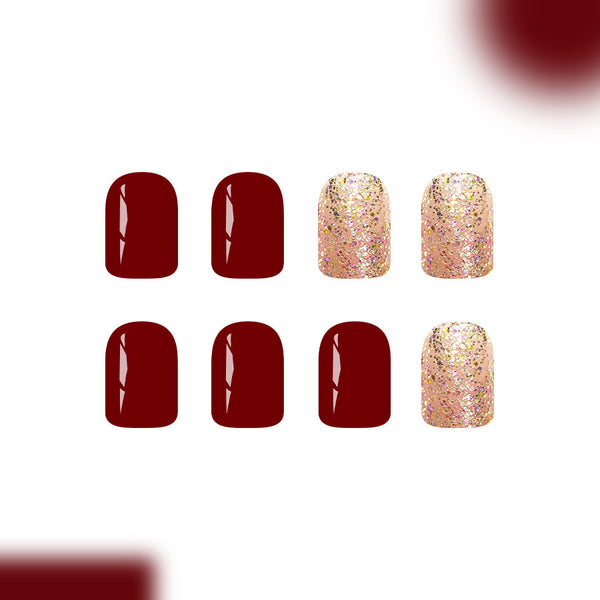 12 Sizes-24 Pcs Press On Nails C1228