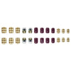 12 Sizes-24 Pcs Press On Nails DJ-251