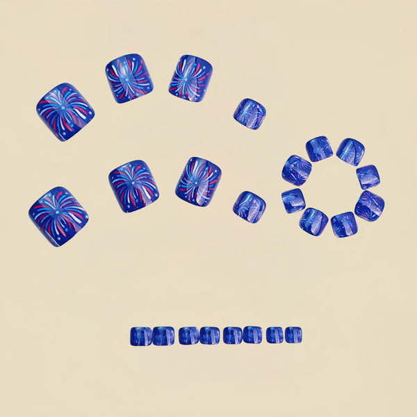 12 Sizes-24 Pcs Press On Nails Y1965