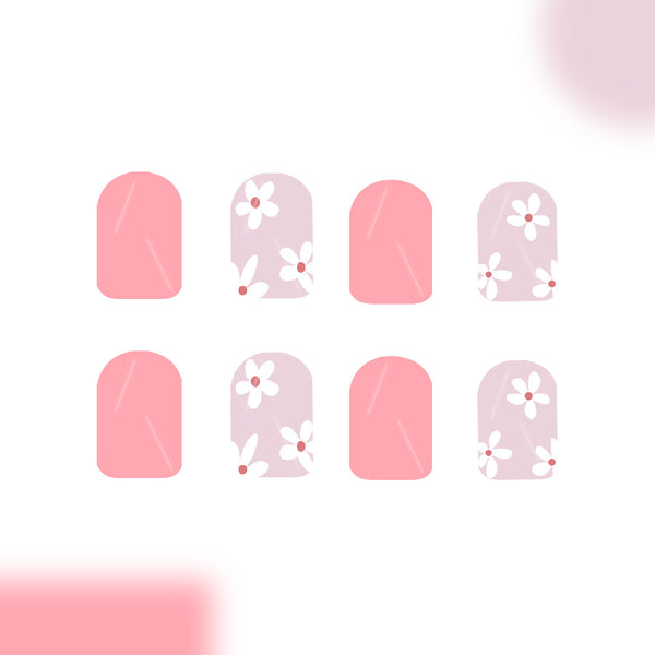 12 Sizes-24 Pcs Press On Nails C936