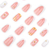 12 Sizes-24 Pcs Press On Nails JP3713