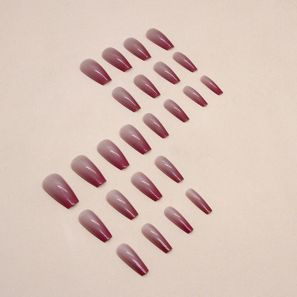 12 Sizes-24 Pcs Press On Nails W1332