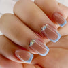12 Sizes-24 Pcs Press On Nails D006