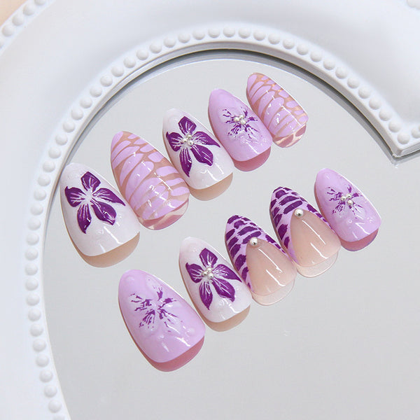 12 Sizes-24 PcsPress On Nails Z1166