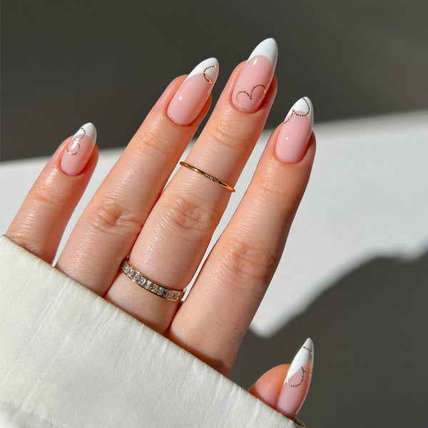 12 Sizes-24 Pcs Press On Nails BZ1417