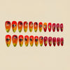 12 Sizes-24 Pcs Press On Nails Y1562