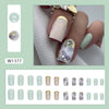 12 Sizes-24 Pcs Press On Nails W1377