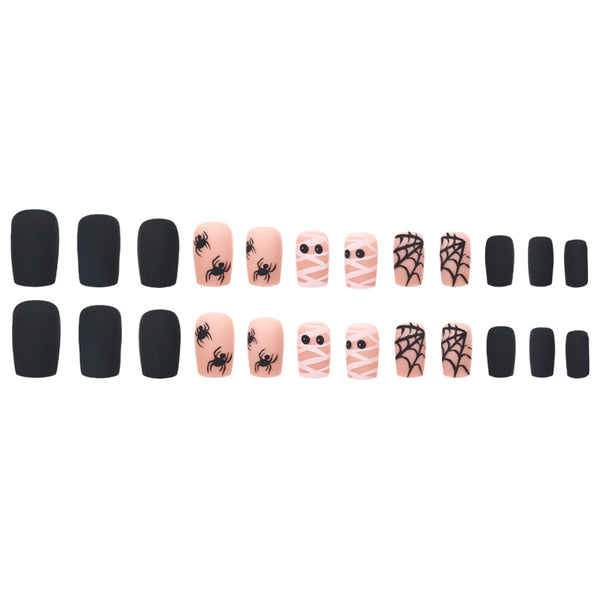 12 Sizes-24 Pcs Press On Nails W3236