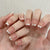 12 Sizes-24 Pcs Press On Nails JP3228