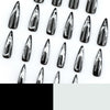 12 Sizes-24 Pcs Press On Nails JP3526