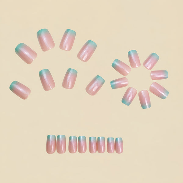 12 Sizes-24 Pcs Press On Nails Y924