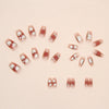 12 Sizes-24 Pcs Press On Nails Z527