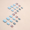 12 Sizes-24 Pcs Press On Nails W1242