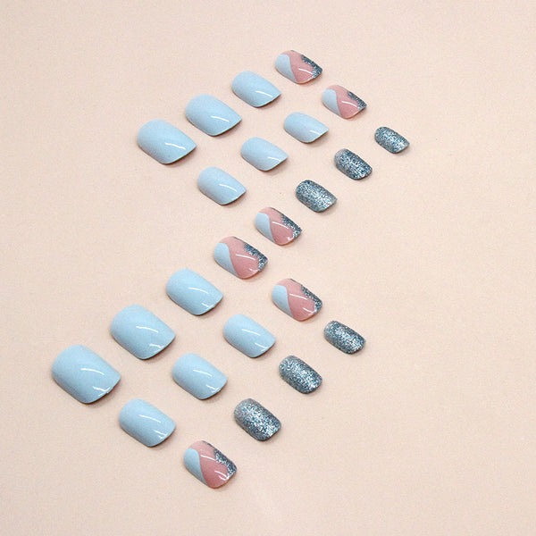 12 Sizes-24 Pcs Press On Nails W1242