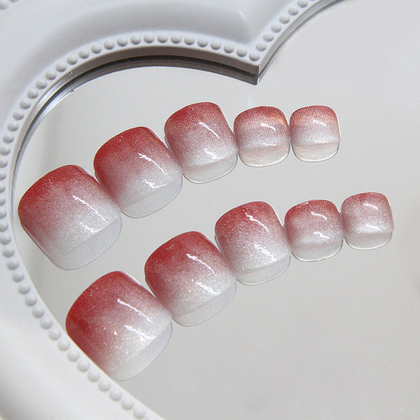 12 Sizes-24 Pcs Press On Nails F158