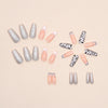 12 Sizes-24 Pcs Press On Nails W482